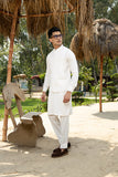 Arif Ashraf - Boski Off White Kurta Trouser with Waistcoat