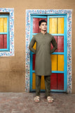 Arif Ashraf - Army Green Kurta Trouser