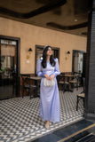 Syah - Cinder Dress - Ice Blue - Stain - 1 Piece