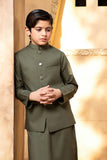 Shahjahan - Army Green Waistcoat - 1 Piece