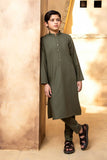 Shahjahan - Army Green Kurta Trouser - 2 Piece