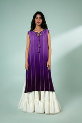 FOZIA KHALID - Elegant Monotone Shirt - PK Silk - 1 Piece