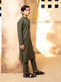 Shahjahan - Army Green Kurta Trouser - 2 Piece