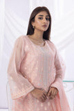 Sadia Aamir - Shafaq - Pink - Khaddi Net - 3 Piece