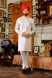 Arif Ashraf - Motiya - Ivory White - Raw Silk - 2 Piece