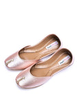 JootiShooti - Plain Rose Gold Khussa