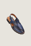 Navado - Brogue Peshawari Blue Sandals For Men