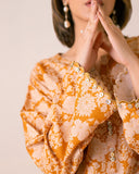 Ayla Studio - PRINTED ESSENTIAL 2 Piece CO-ORD - Burnt Ocher - poly-viscose - mustard