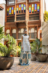 Shehrnaz - Neelofar - SHK-1426 - Off white - Korean Silk - 3 Piece