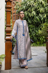 Shehrnaz - Roshni - SHK-1428 - Pink - Crepe Silk - 3 Piece