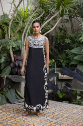 Shehrnaz - Shahkar - SHK-1439 - Black - Korean Silk - 2 Piece