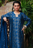 Huma Adnan - Alara - Silk - Teal - 3 Piece