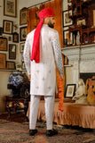 Arif Ashraf - Motiya - Ivory White - Raw Silk - 2 Piece