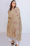Ayla Studio - EMBROIDERED PASHMINA SHAWL - KALISA - Beige - 1 Piece