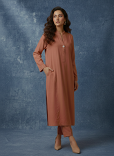 Gulabo - Bosky Suit For Women - Brick - 2 Piece