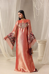 Musferah Saad - Coraline Premium Tissue Kaftaan For Women - 1 piece