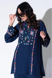 Insia Sohail - Midnight Garden - Navy Blue - Floral Print - 2 Piece - Studio by TCS