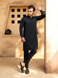 Shahjahan - Boski Black Kurta Trouser - 2 Piece