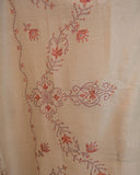 Ayla Studio - EMBROIDERED PASHMINA SHAWL - KALISA - Beige - 1 Piece