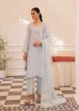 Allure By Ih - Arona Thai Silk Suit For Women - Ice Blue - 3 Piece