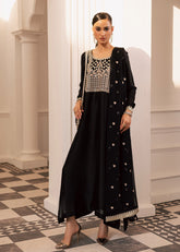 Allure By Ih - Espresso Thai Silk Suit For Women - Black - 3 Piece