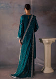 Allure By Ih - Pine Thai Silk Suit For Women - Teal - 3 Piece