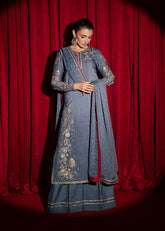 Allure by Ih - JHOOMAR - Grey - 3 Piece