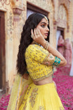 Maria Osama Khan - Yasmin - 005 - Yellow - Lehenga Choli - Studio by TCS