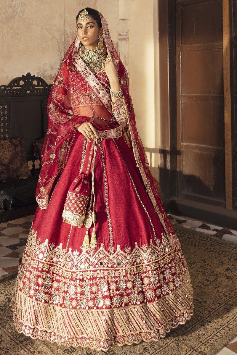 Maria Osama Khan - Amaya - 007 - Red - Pure Silk - 3 Piece - Studio by TCS
