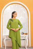 Anayra Amal - Kainaat - Olive Green - Grip Georgette - 2 Piece