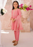 Modest - Cotton Lawn Embroidered Suit For Girl - Pink - 3 Piece