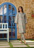 Zarasi - Olive Bloom - Stitched Lawn Suit - 2 Piece