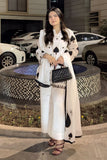 Anayra Amal - Tacos Silk Spades Queen Embroidered Suit For Women - White - 3 Piece