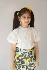 Hummingbirdspk - White Willows Blouse - 1 Piece