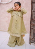 Modest - Maysuri Embroidered Gharara For Girl - 3 Piece