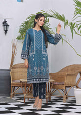 Zarasi - Sapphire - Stitched Lawn Suit - 2 Piece