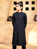 Shahjahan - Boski Black Kurta Trouser - 2 Piece