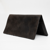 Zahraas Leather long Men Wallet Black
