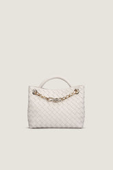 Novado Small Andiamo With Golden Chain - White