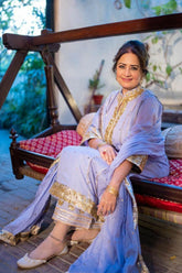 Atiqa Odho in Pinktree - Payal - Kalli Lilac - 3 Piece