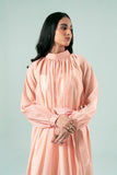 FOZIA KHALID - Layered Mock Neck Frock - Paper Silk - 1 Piece