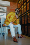 Leon Man - TANGERINE SILK KURTA - 1 Piece - Studio by TCS