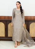 Allure By Ih - Ruth Raw Silk Suit For Women - Grey - 3 Piece