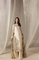 Musferah Saad - Lyra Tissue Silk Sharara For Women - 3 piece