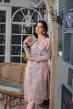 Malook - Leena - Pink - Organza Shirt & Raw Silk Trouser - 2 Piece - Studio by TCS