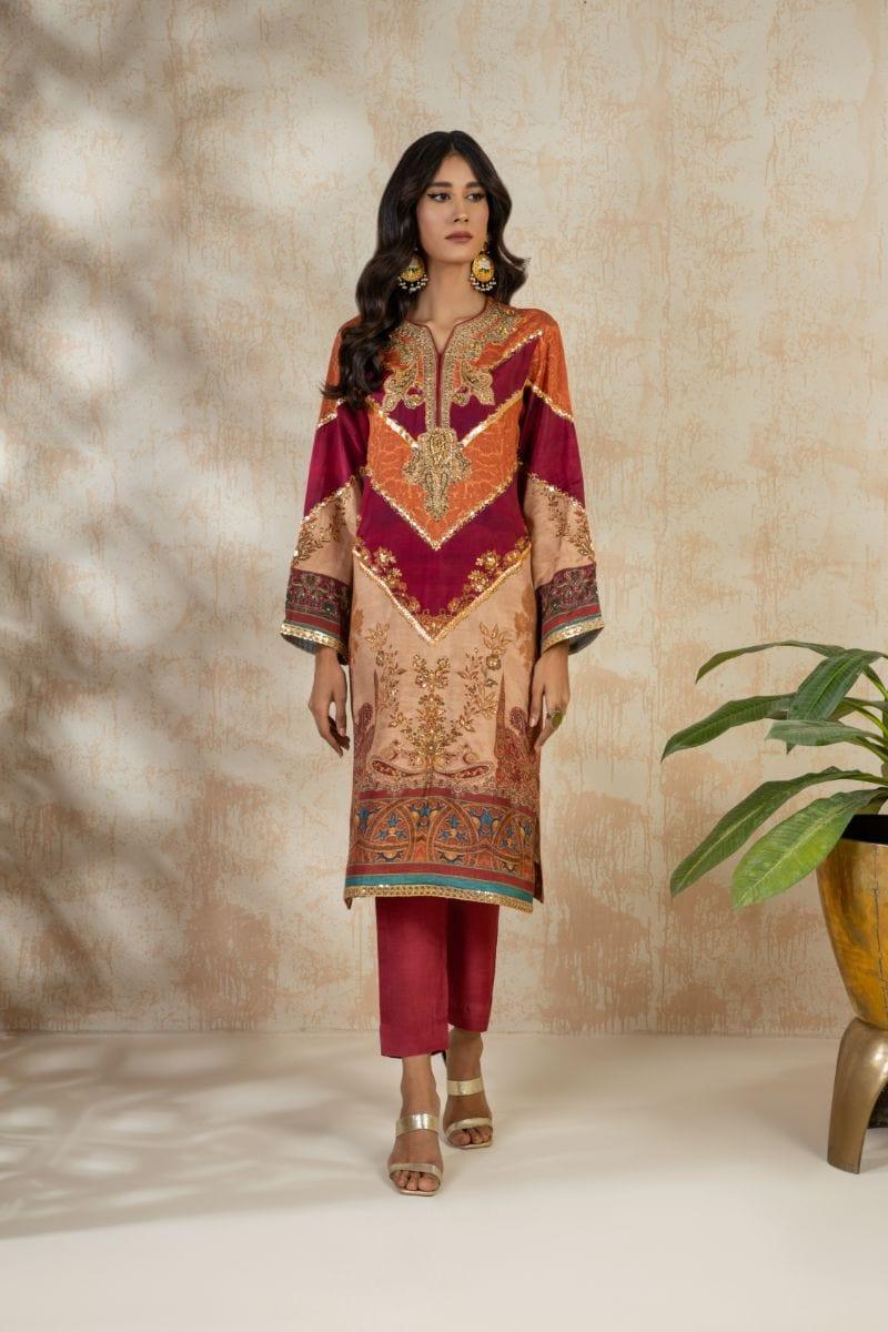 Shamaeel - RI-03 - Silk - 2 Piece - Studio by TCS