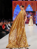 Pinktree GHASHANG Saree Gold 2 Piece