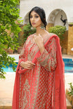 Rizwan Beyg - Espania Watermelon - Satin - Rust - 2 Piece - Studio by TCS