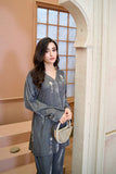 Leon Silver Veil Co-ord set Grey 2 Piece