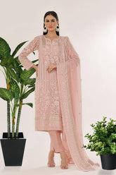 Rizwan Beyg - Ameera Pink - Cotton Net - Pink - 2 Piece